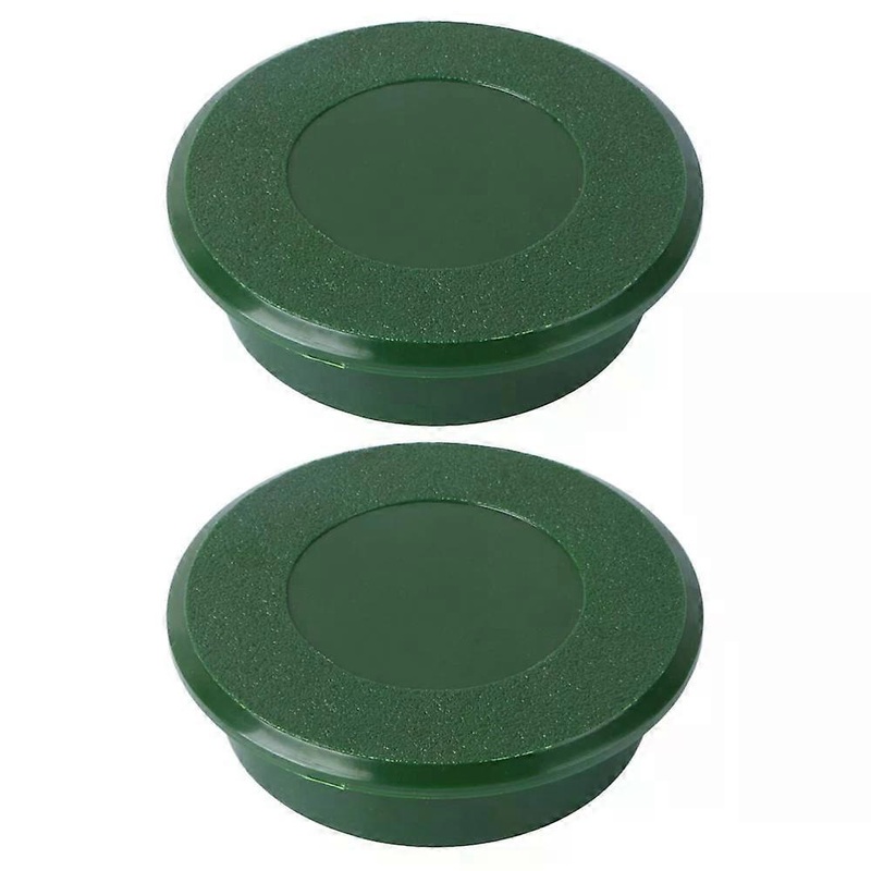 Golf Hole Cover, 2 Pcs Plastic Cup Lid for Outdoor Putting Green Practice Accessories