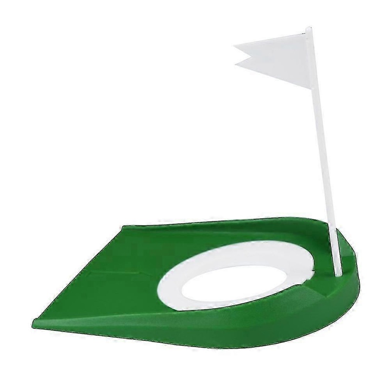 Golf Practice Putting Cup, Golf Putting Cup Practice Aids, Plastic Golf Putting Hole Cup, Adjustable With Hole And Flag Golf Putting(1pc, Green -z