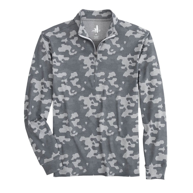 Johnnie-O Gridlock Performance Microfleece 1/4 Zip Golf Pullover