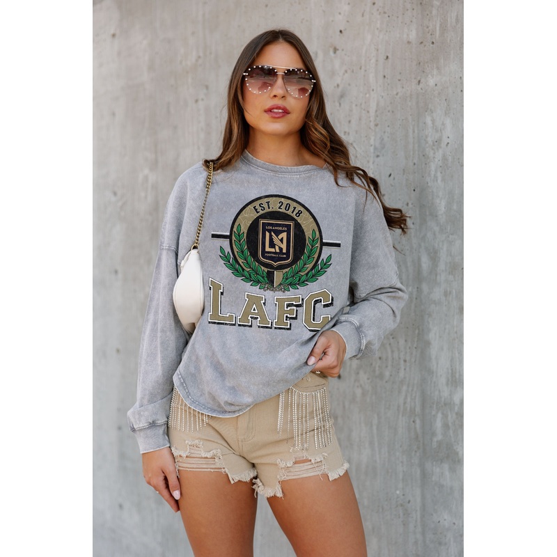 LOS ANGELES FC Goal Oriented Faded Wash Pullover