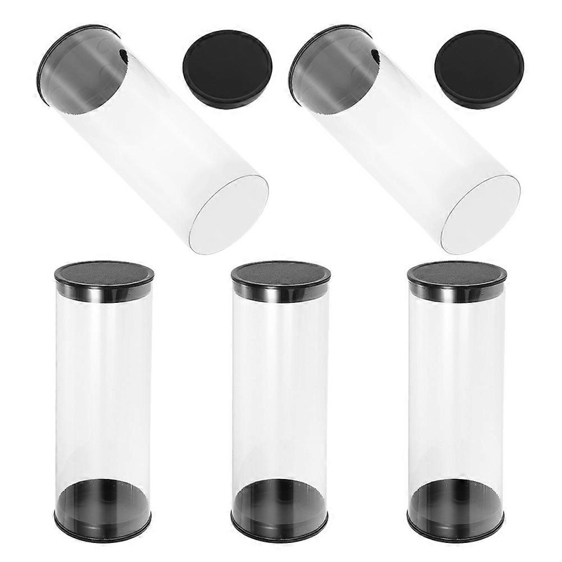 Portable Golf Ball Case with Transparent PVC for Storage and Display Elegant Appearance Ideal for Gifting 5pcs