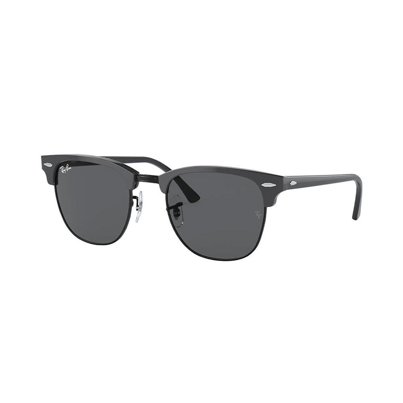 Ray-Ban Clubmaster – Grey On Black/Dark Grey