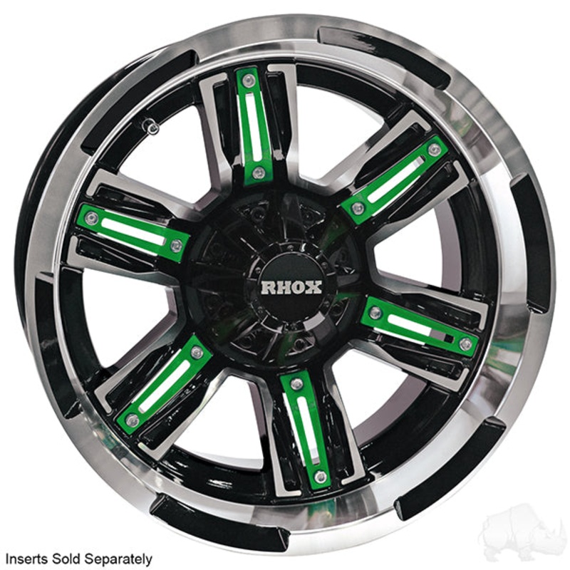 RHOX RX285, Machined Gloss Black, 14×7 ET-25