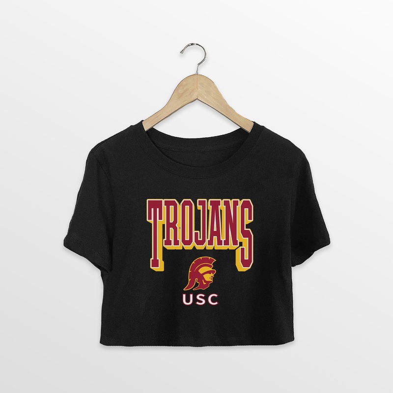 USC TROJANS PURE VICTORY CLASSIC CROP TEE