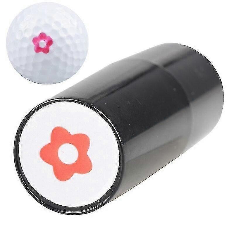 1X Golf Ball Stamper & Stamp Marker Tool – Quick-Dry Plastic Impression Seal in Multicolors for Easy Customization of Golf Balls