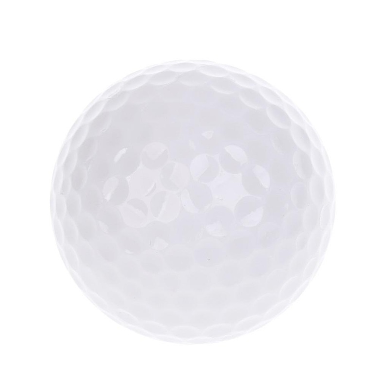 Glow In Dark LED Light Up Golf Ball Official Size Tournament Ball White
