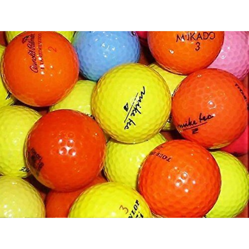 Ladies ‘Sports 25 Coloured Golf Balls  Mix Brands   AAA AAAA Lake Balls   Top  Ref: 1754