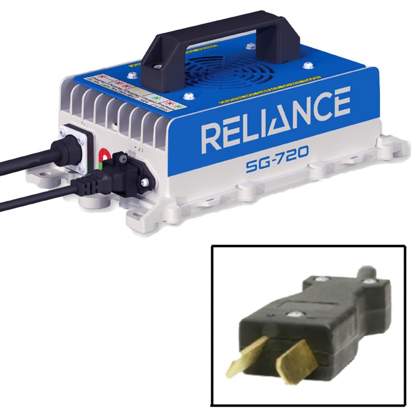 RELIANCE SG-720 High Frequency Industrial Club Car Charger – 36v Crowsfoot Paddle PN# 07-006
