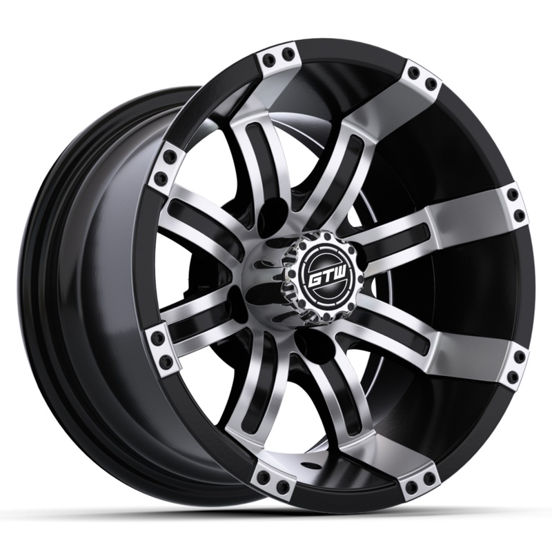 10 GTW Tempest Black with Machined Accents Wheel PN# 19-128