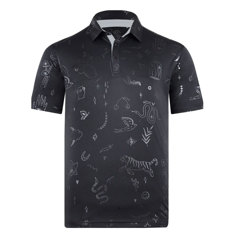 Swannies Brock Polo|Black Fog|Glacier|Small|Medium|Large|X-Large|XX-Large