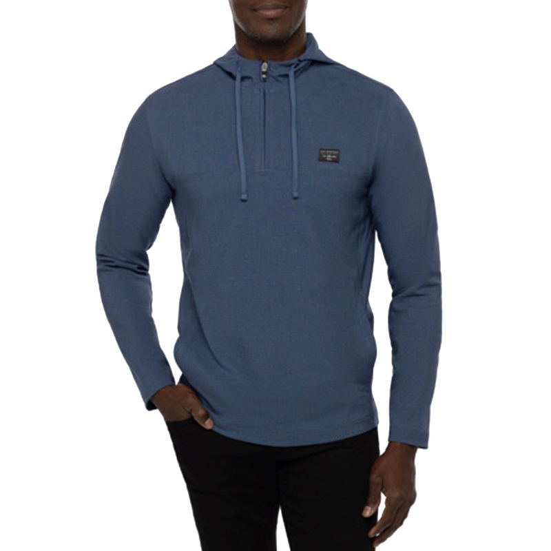 Travis Mathew Sip And Savour Golf Quarter Zip – Heather Peacoat