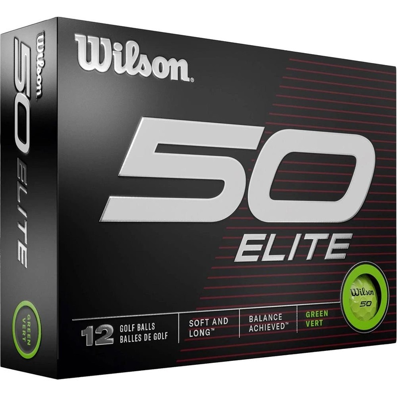Wilson Fifty Elite Golf Balls – Green