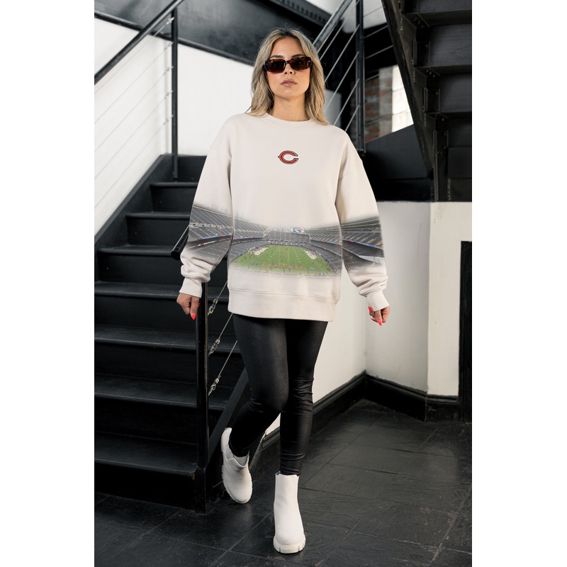 CHICAGO BEARS POWER MOVE PREMIUM DROP SHOULDER PULLOVER