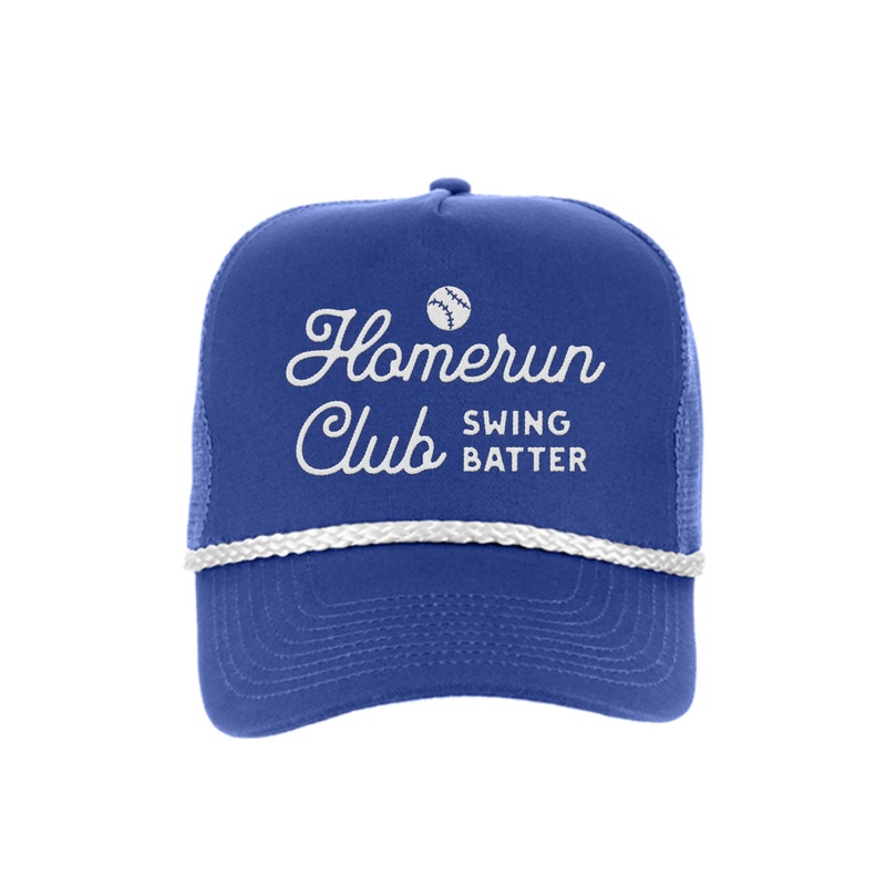 HOME RUN CLUB RETRO ROPE HAT IN ROYAL