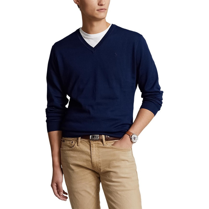 Polo Performance Ralph Lauren Performance V-Neck Sweater – French Navy