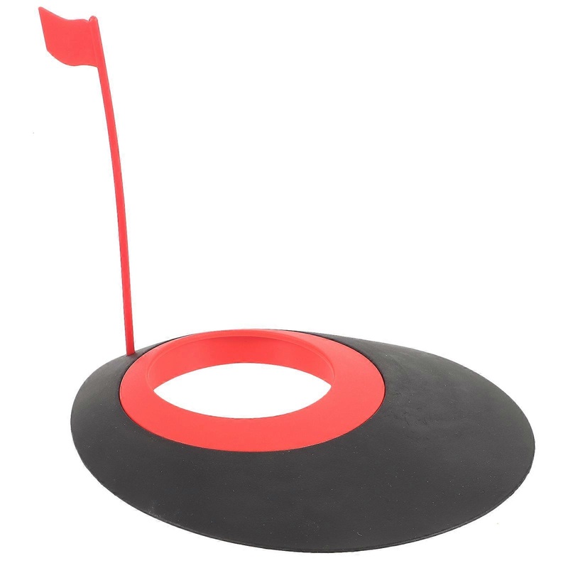 Portable Golf Putting Hole Cup with Flag for Indoor/Outdoor Practice  Compact Lightweight Design for Smooth Rolling, Ideal for Golf Enthusiasts and