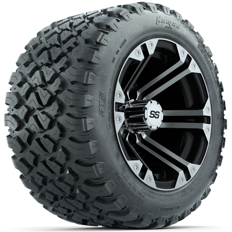 Set of (4) 12 in GTW Specter Wheels with 20×10-R12 GTW Nomad All-Terrain Tires PN# A19-565