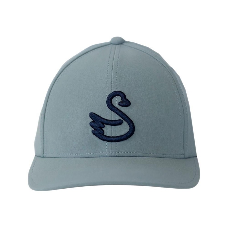 Swannies Swan Delta Golf Hat|Slate Navy|Graphite/White