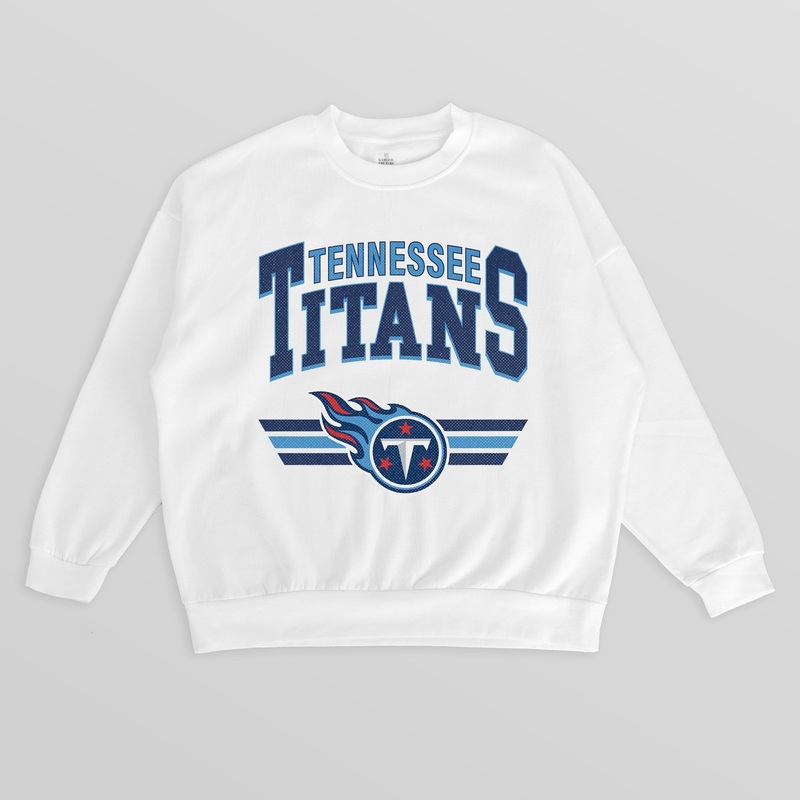 TENNESSEE TITANS SWIFT STRIKE PREMIUM FLEECE CREWNECK PULLOVER
