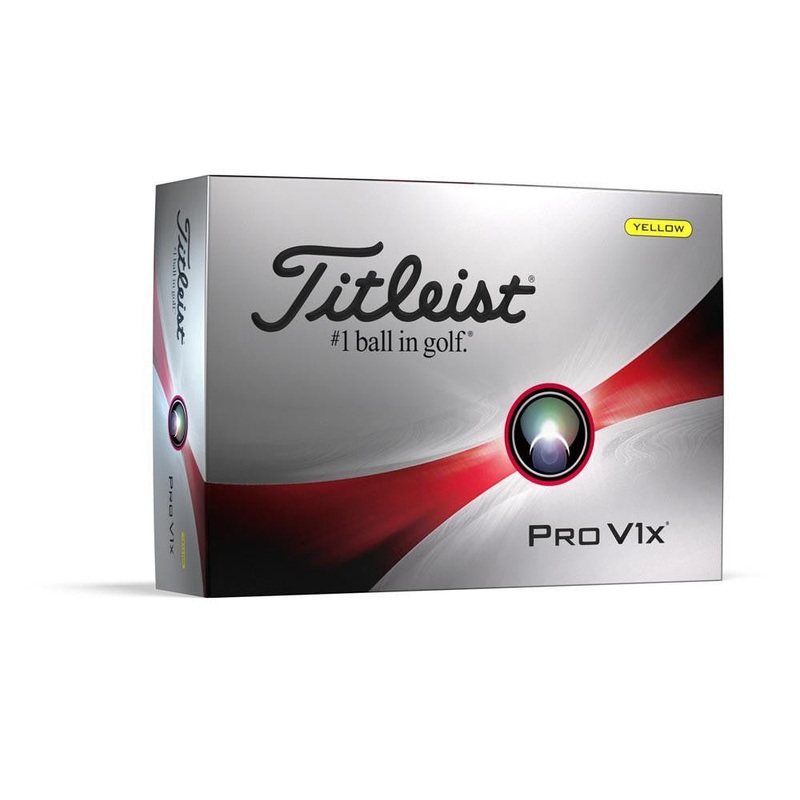 Titleist Pro V1x Golf Balls – Yellow – 2023 – Prior Generation