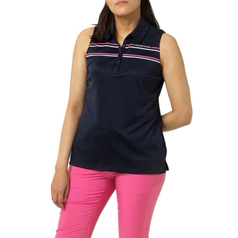 Cross Women’s Primus Sleeveless Golf Polo – Navy