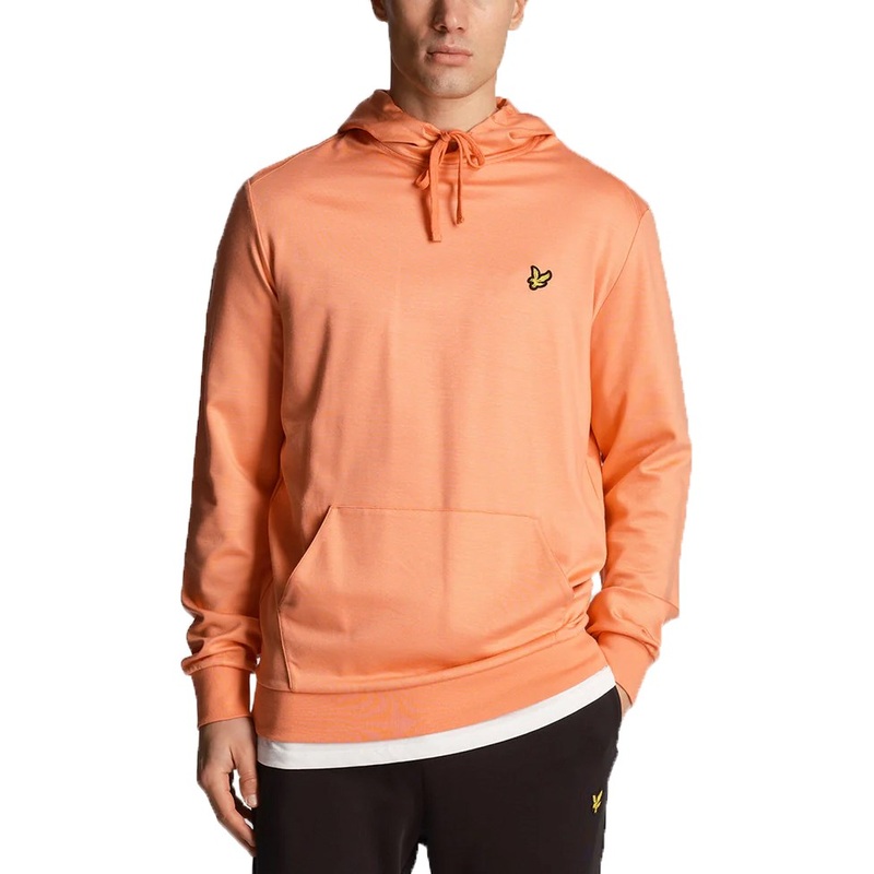 Lyle & Scott Fly Fleece Golf Hoodie – Course Coral