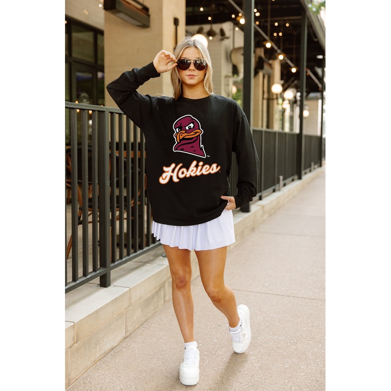 VIRGINIA TECH HOKIES HONOR ROLL ESSENTIAL RELAXED FIT LONG SLEEVE TEE