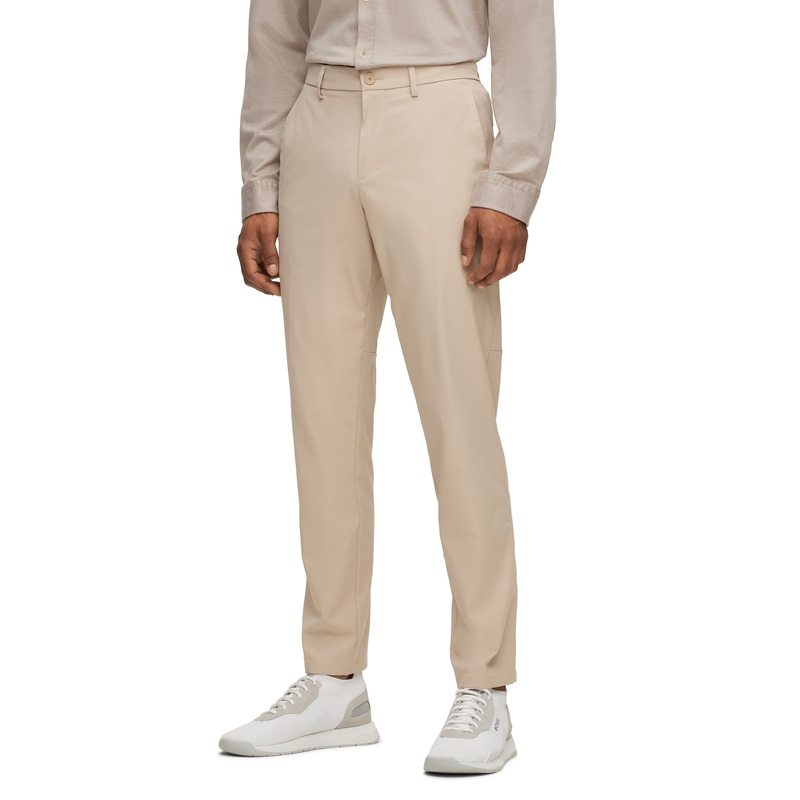 BOSS Phoenix Regular Fit Golf Pants – Medium Beige
