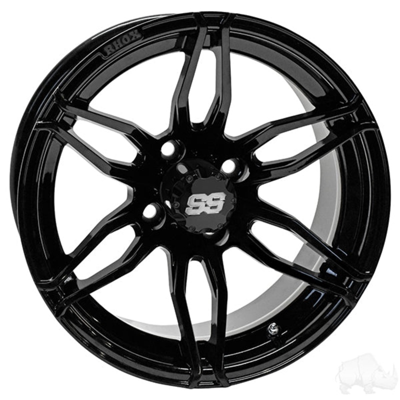 RHOX RX378, Gloss Black, 14×7 ET-25