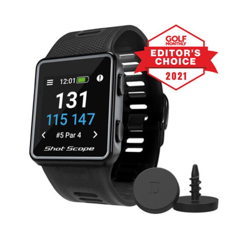 Shot Scope V3 GPS Watch|Black|Grey|Red