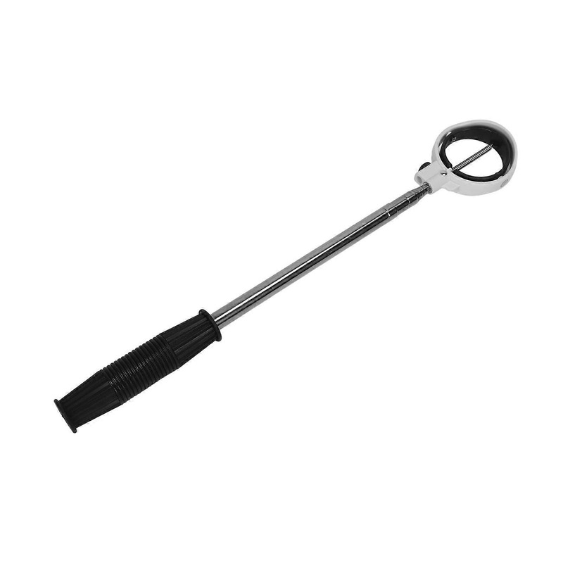 Telescopic Golf Ball Retriever, Golf Ball Picker, Portable 8 Sections Golf Ball Grabber, Golf Pick up Scoop Automatic Locking Scoop for Water(Black)