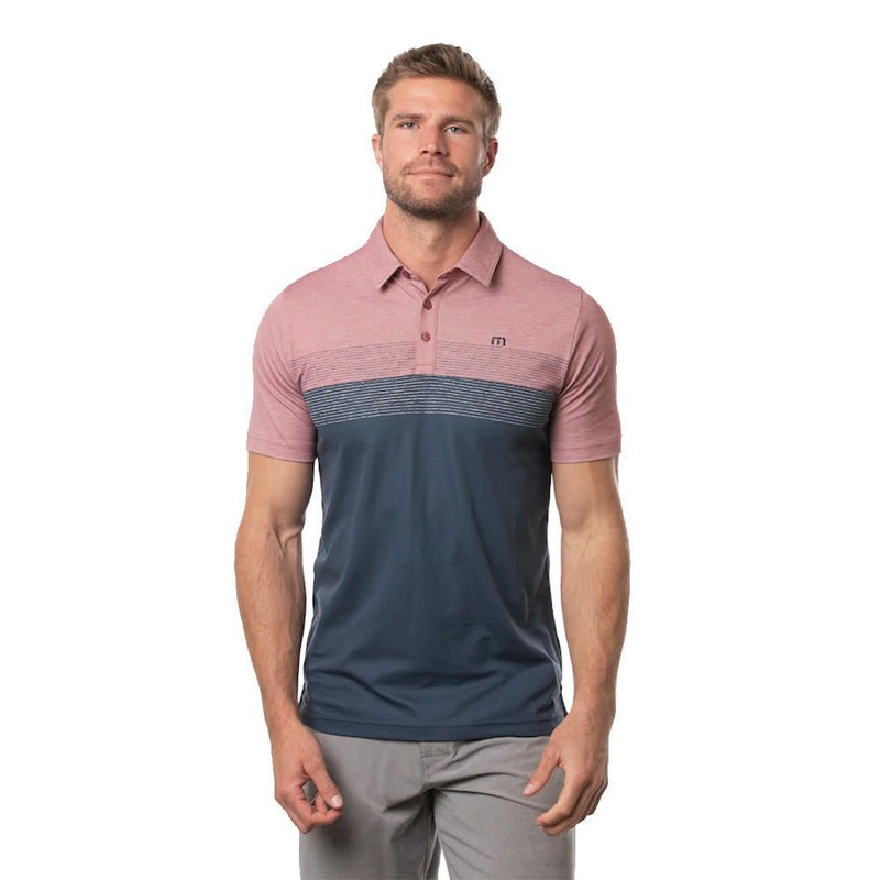 Travis Mathew Lake Life Polo|Heather Ruby Wine|Small|Medium|Large|X-Large|XX-Large|XXX-Large