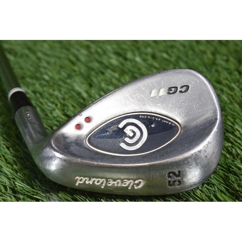 CLEVELAND CG11 CMM 52 GAP ATTACK WEDGE TRUE TEMPER WEDGE FLEX STEEL SHAFT