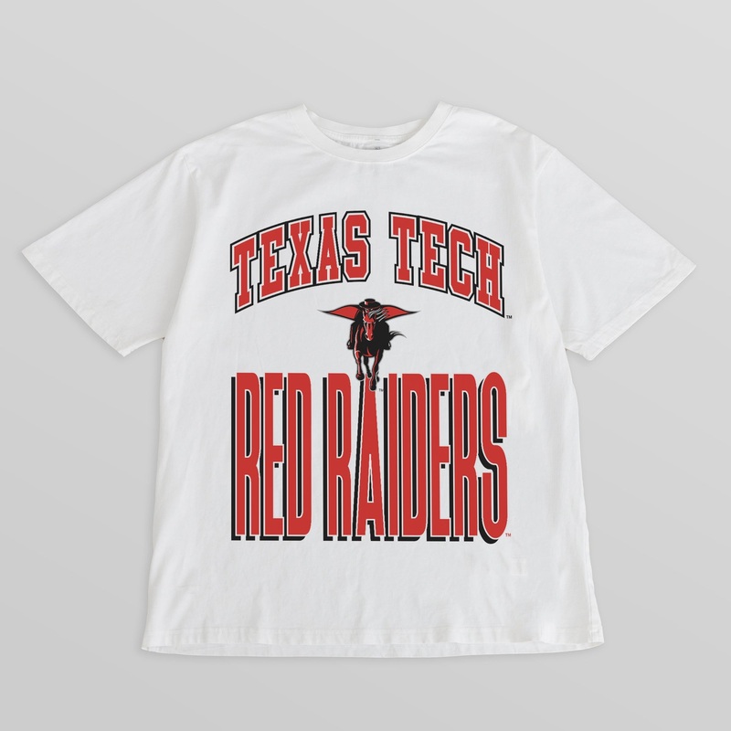 TEXAS TECH RED RAIDERS FIERCE FOCUS WASHED RELAXED FIT TEE