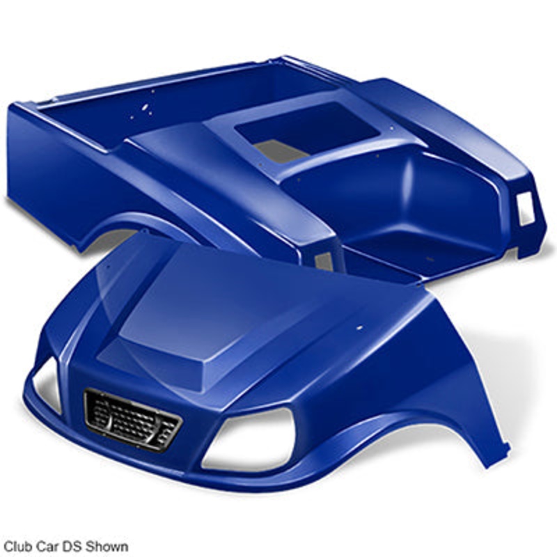 DoubleTake Titan Body Kit with Grille, E-Z-Go TXT 96+, Blue PN# BOD-DT0312-BL