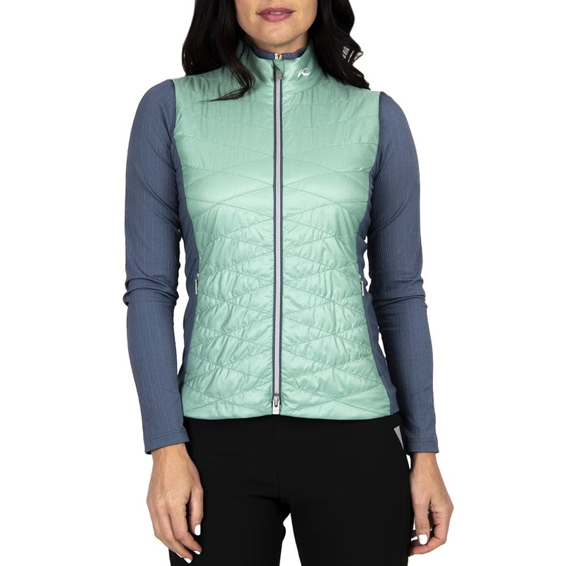 KJUS Women’s Retention Golf Vest – Mineral/Steel Blue