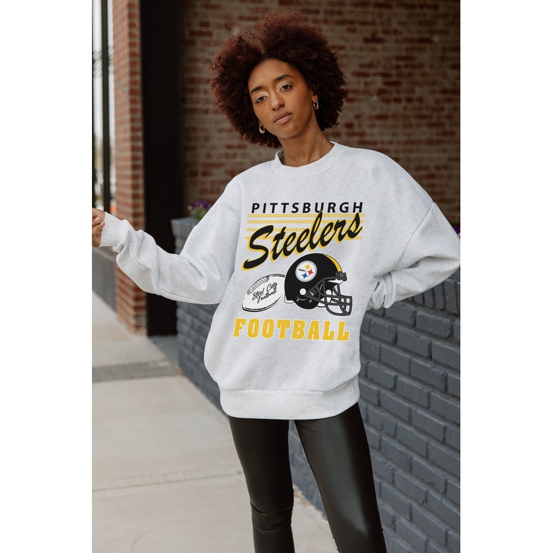 PITTSBURGH STEELERS HOME TURF PREMIUM FLEECE CREWNECK PULLOVER