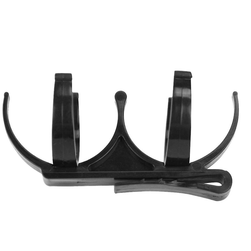 Plastic Black Golf Accessory Golf Ball Holder Clip Clamp for Golfer Club