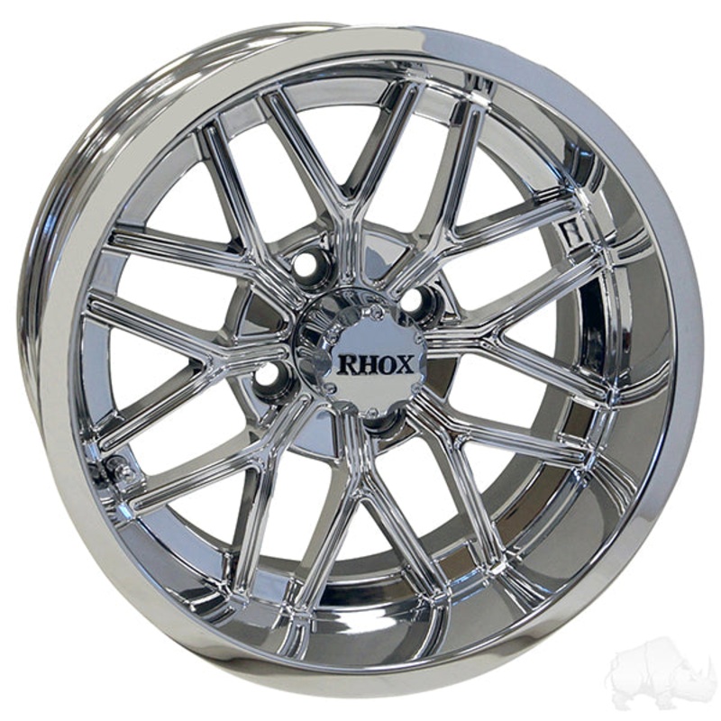 RHOX RX281, Chrome w/ Center Cap, 14×7 ET-25