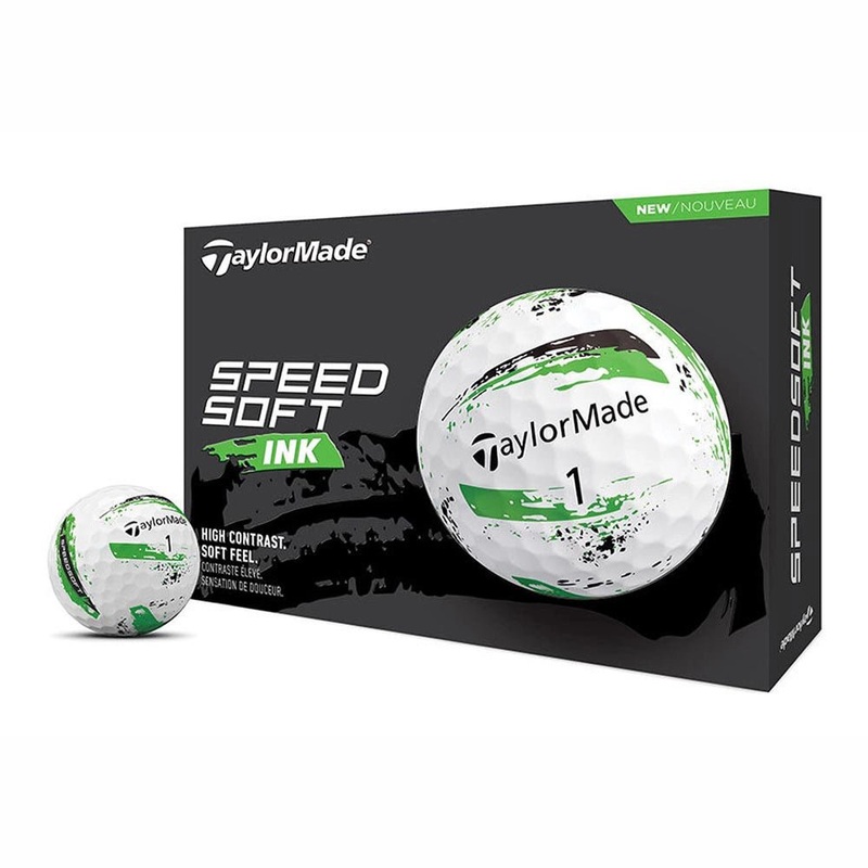 TaylorMade SpeedSoft Ink Golf Balls – Green