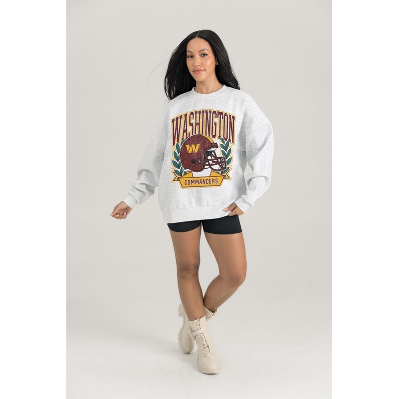 WASHINGTON COMMANDERS Heritage Fleece Crewneck Pullover