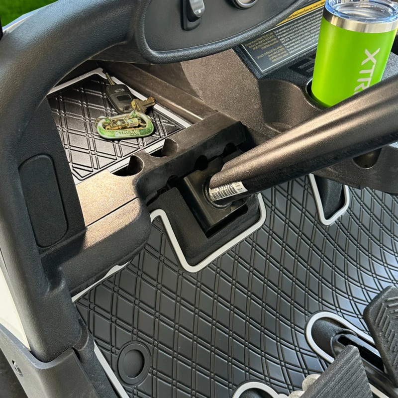 Xtreme Floor Mats for EZGO RXV (08-22) / 2Five (09+) / Western – Black/Grey PN# 03-188