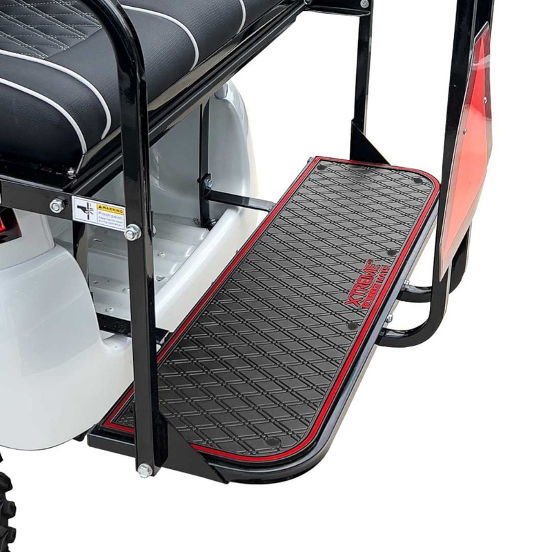 Xtreme Floor Mats for GTW Mach1 & Mach2 / MadJax Genesis 150 / RHOX Rear Seat Kits – Black/Red PN# 03-196