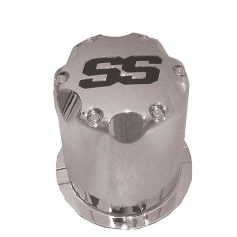 2.65 SS Chrome Push-Thru Center Cap (Universal Fit) PN# 40903
