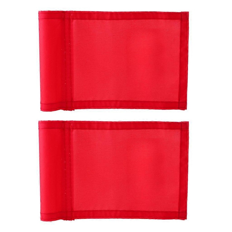2Pc Golf Putting Green Cup Hole Flag Garden Backyard Golfer Practice Aids Marker