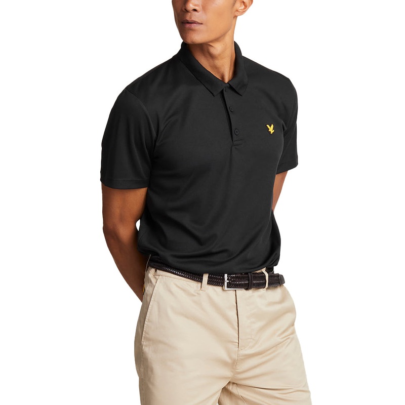 Lyle & Scott Golf Tech Polo Shirt – Jet Black