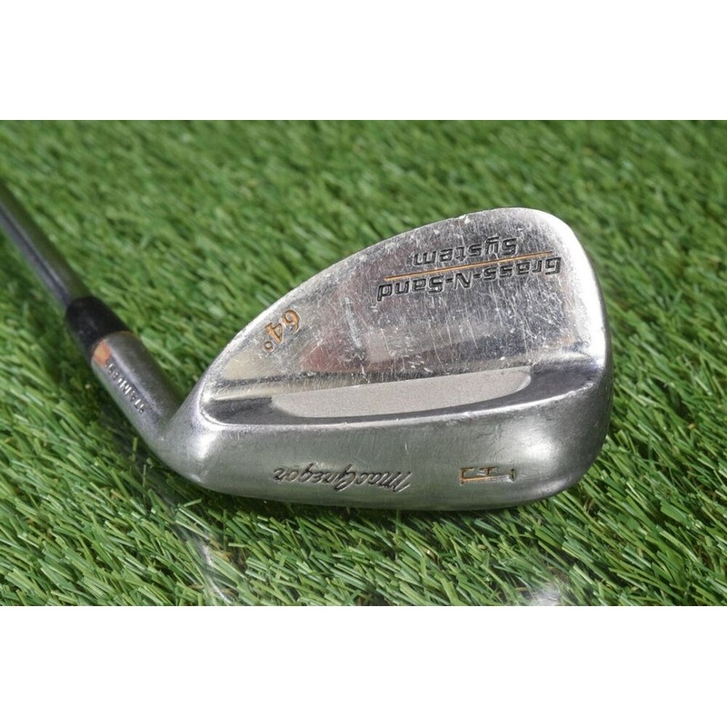 MACGREGOR GRASS-N-SAND F WEDGE 64* LOB APOLLO POWER PLUS MEDIUM FIRM STEEL SHAFT