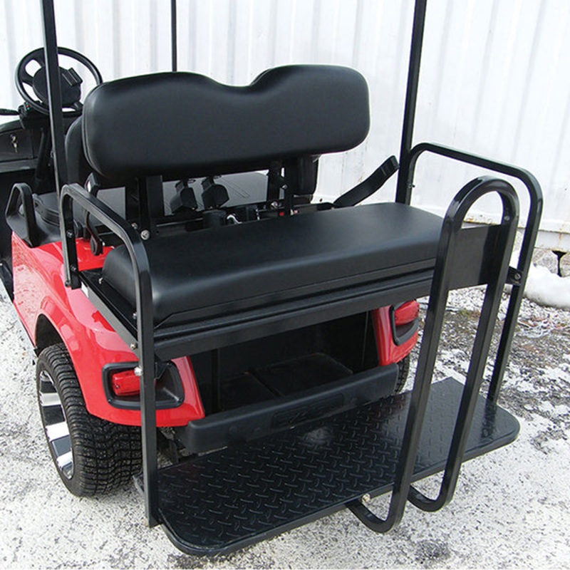 RHOX SS Seat Kit, Black, E-Z-Go TXT 96+ PN# SEAT-711BLK