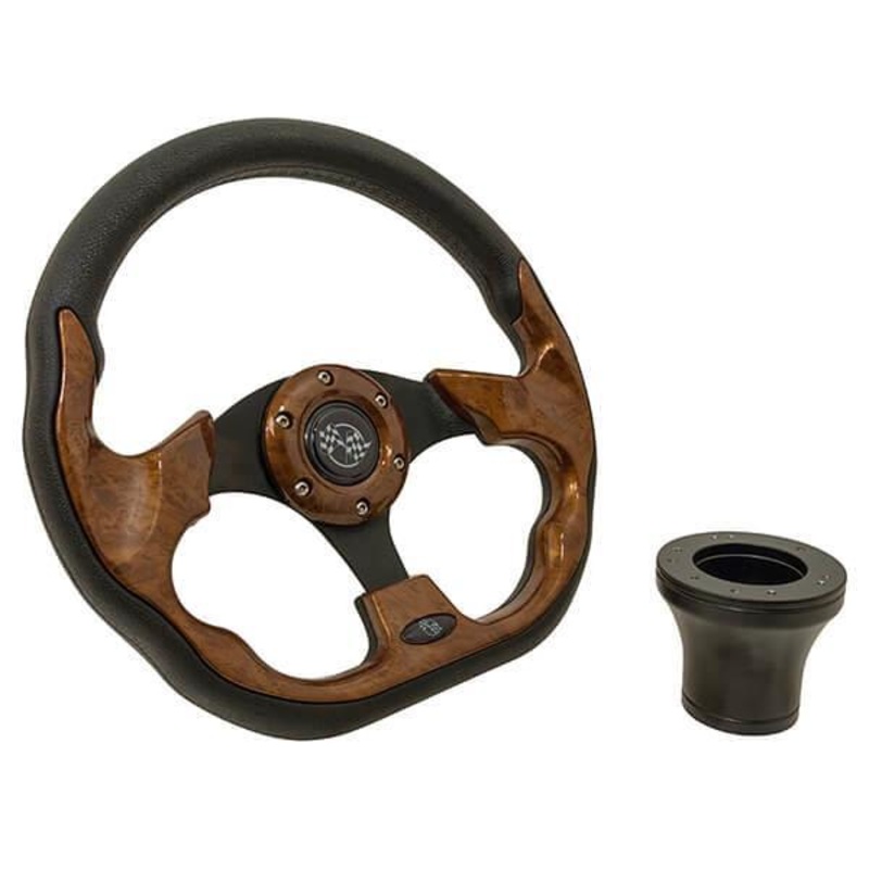 Yamaha Racer Woodgrain Steering Wheel (G16-Drive 2) PN# 06-088