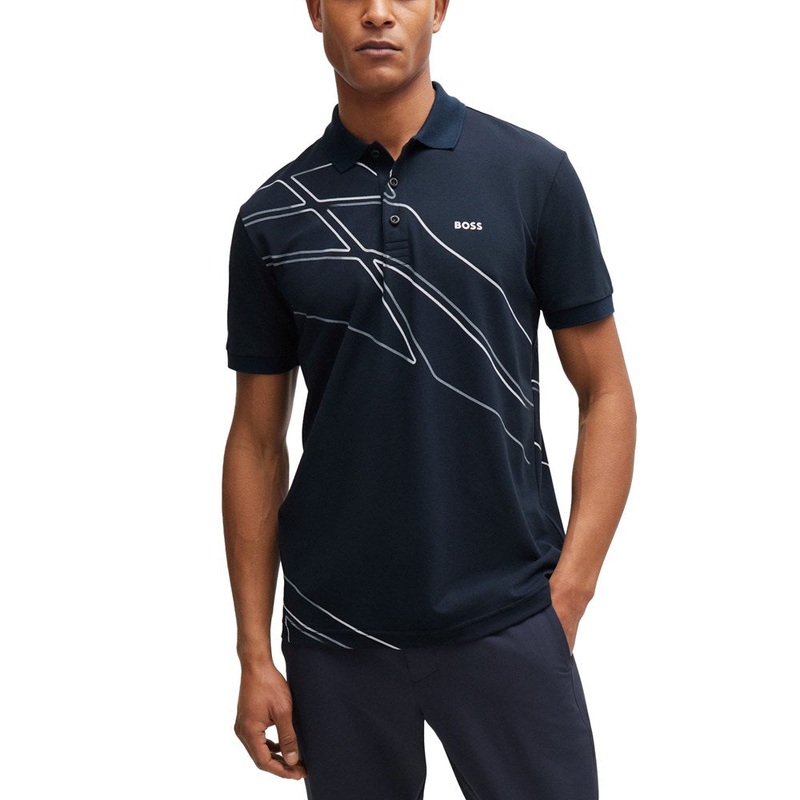 BOSS Paddy 3 Golf Shirt – Dark Blue